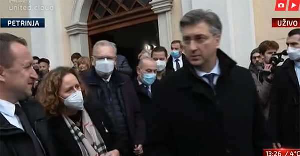 Andrej Plenkovi� in Petrinja