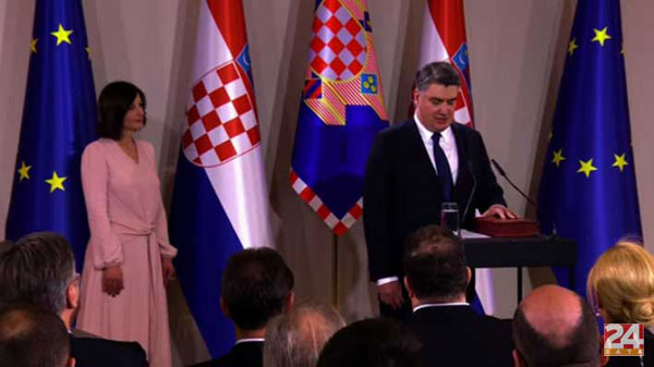 Zoran milanovic inauguration