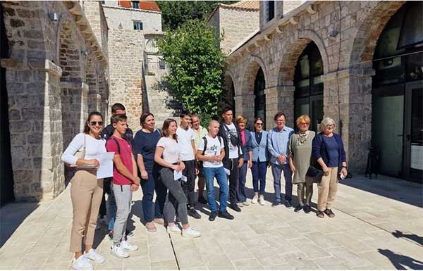 croatian students in Dubrovnik