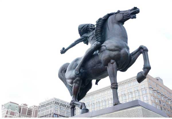 Mestrovic monument Indian in Chicago