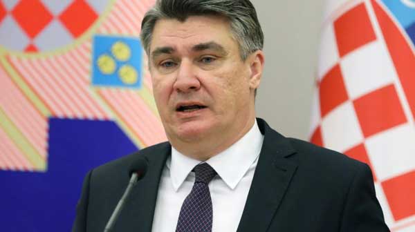 Zoran milanovic, Croatian president