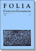 Folia Croatica-Canadiana
